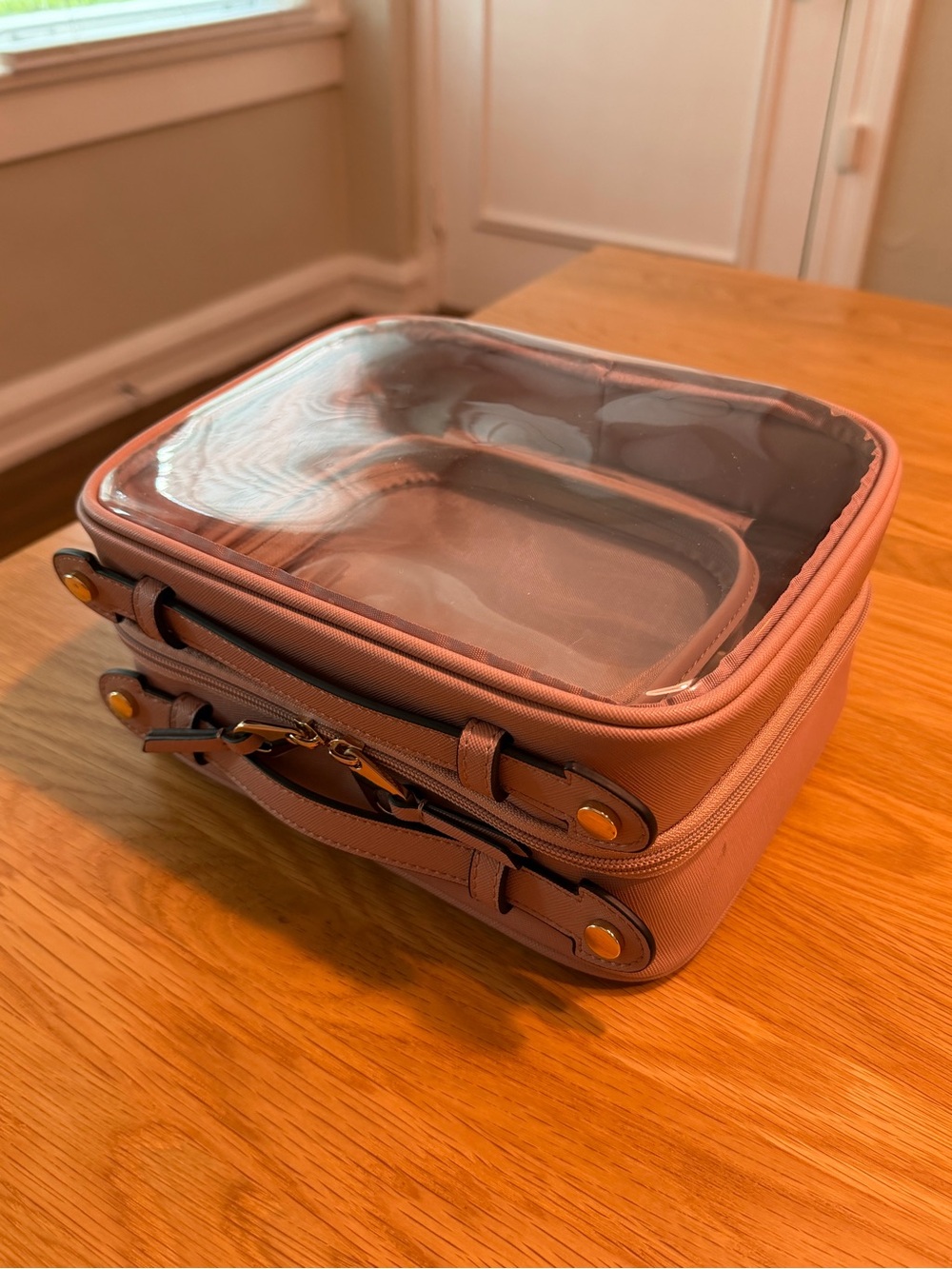 Large Calpak Cosmetics Case - Mauve